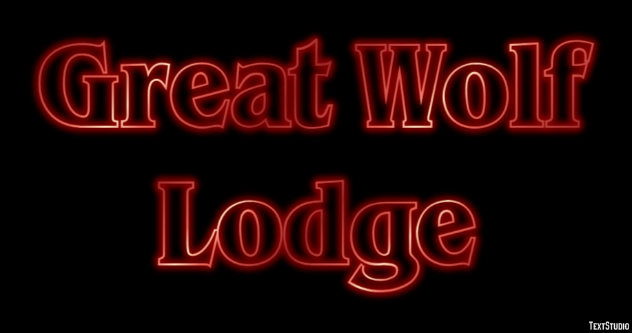 Great Wolf Lodge Effet de texte