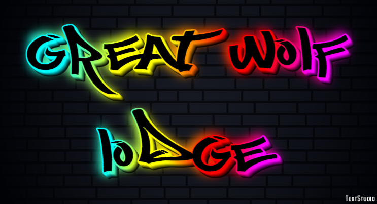 Great Wolf Lodge Effet de texte