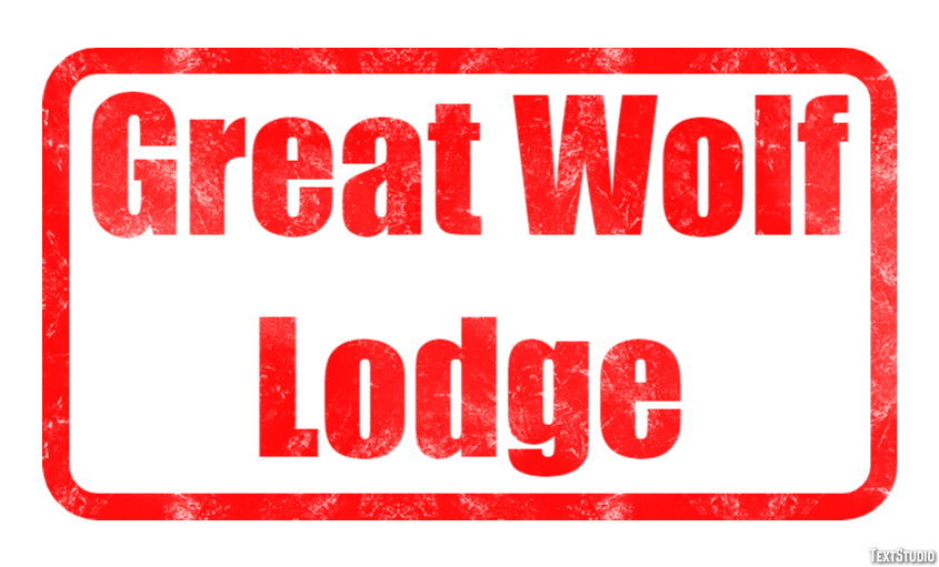 Great Wolf Lodge Efeito de texto