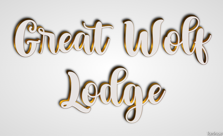 Great Wolf Lodge Effet de texte