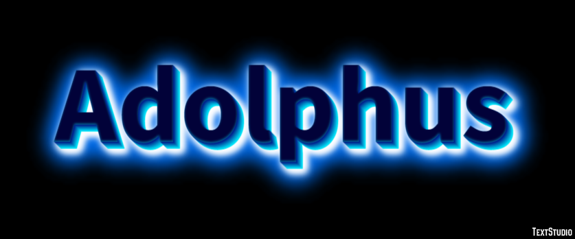 Adolphus テキスト効果