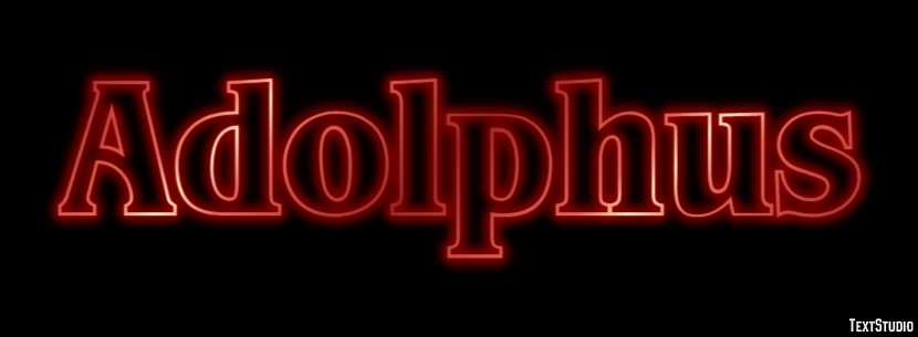 Adolphus Tekst Effect