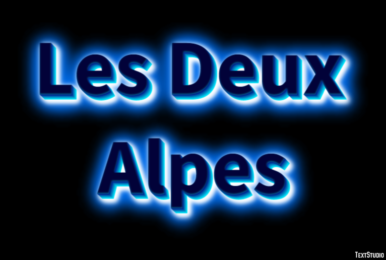 Les Deux Alpes Efekt tekstowy