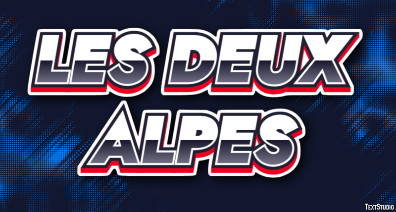 Les Deux Alpes Efekt tekstowy