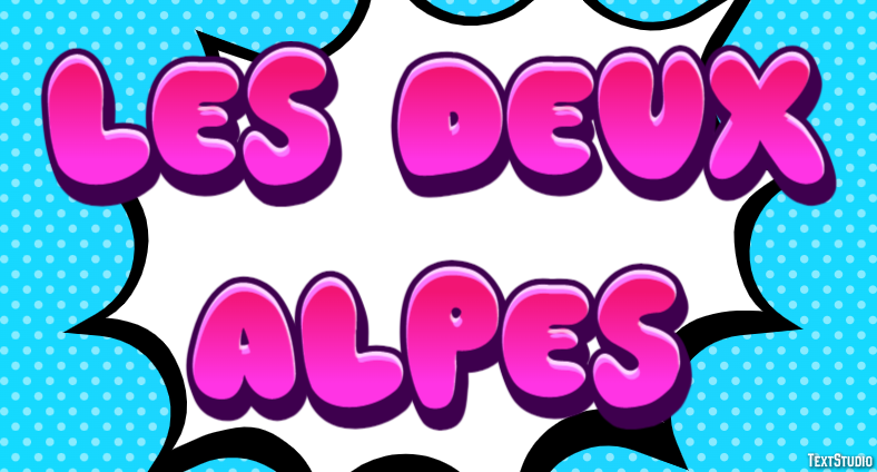 Les Deux Alpes Efekt tekstowy