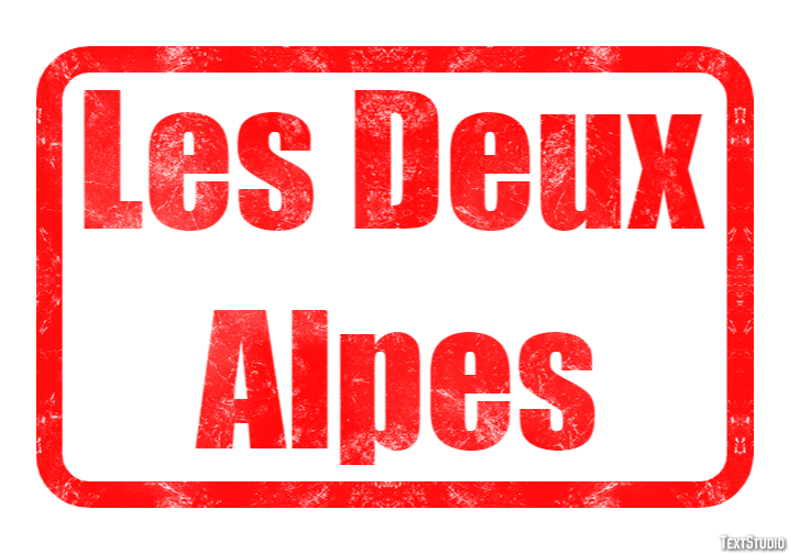 Les Deux Alpes Efekt tekstowy