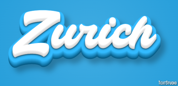 Zurich Tekst Effect