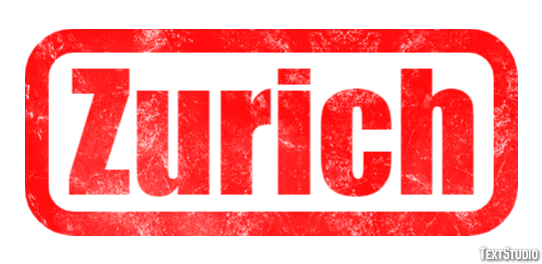 Zurich Efekt tekstowy