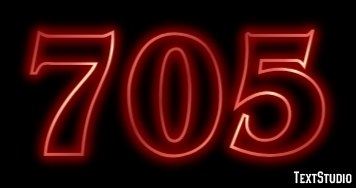 705 Text Effect