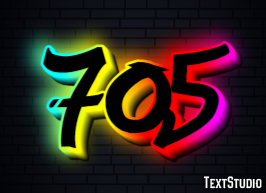 705 Text effect