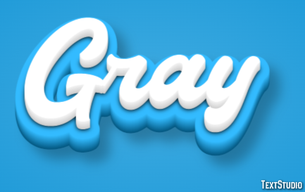 Gray Efekt tekstowy