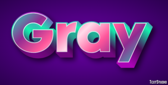Gray Efekt tekstowy