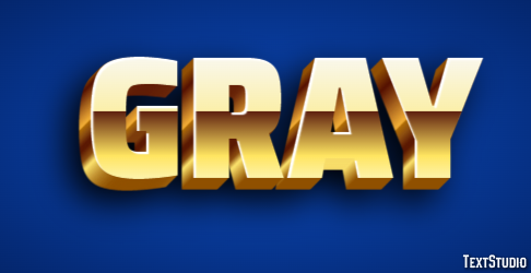Gray Efecto de Texto