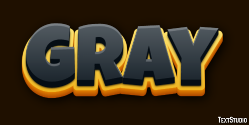 Gray Efecto de Texto