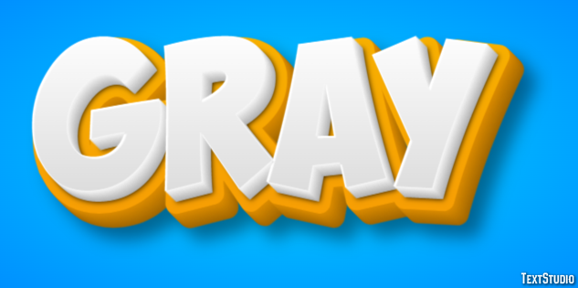 Gray テキスト効果