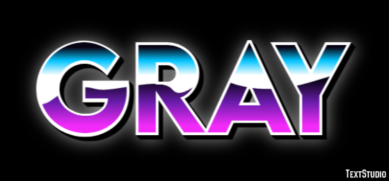 Gray Text Effect