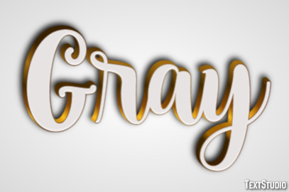 Gray テキスト効果