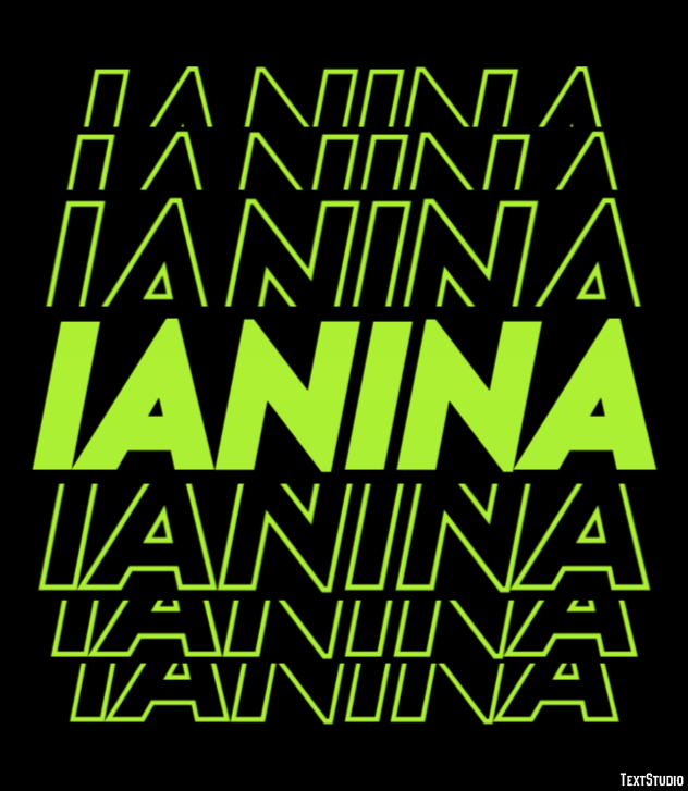 Ianina Effetto testo