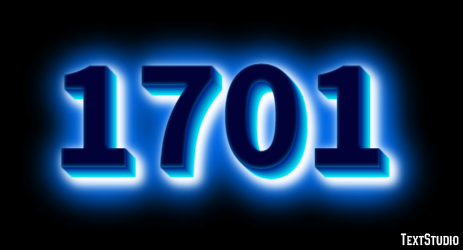 1701 Text Effect