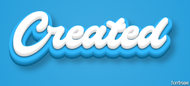 Created Text Effect