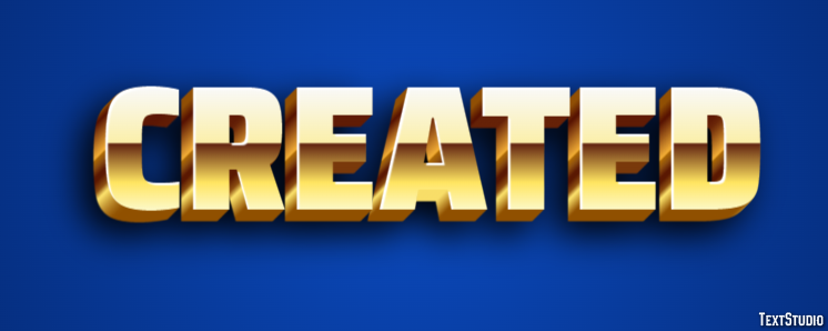 Created Text Effect