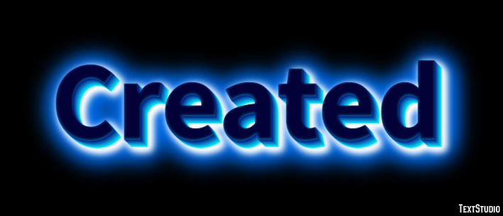 Created Text Effect