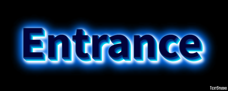Entrance Efeito de texto