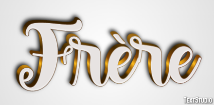 Frère Effet de texte