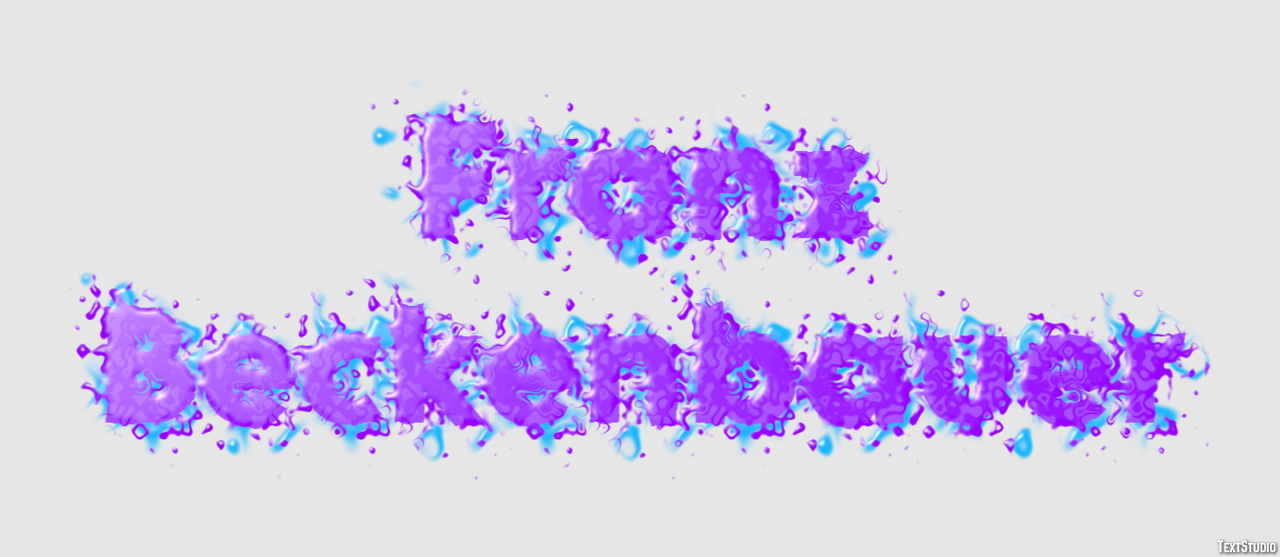 Franz Beckenbauer Text effect