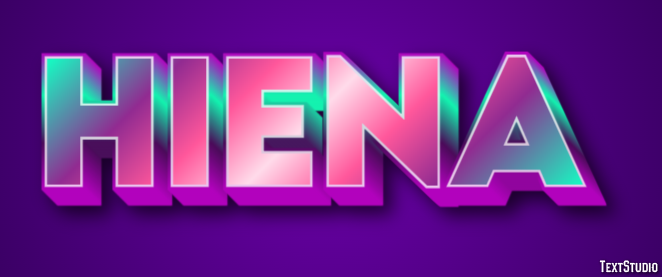 Hiena Texteffekt