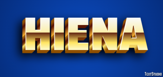 Hiena Texteffekt