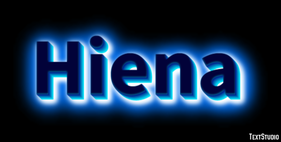 Hiena Texteffekt