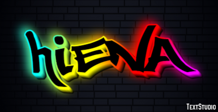 Hiena Texteffekt