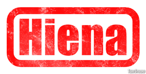 Hiena Texteffekt
