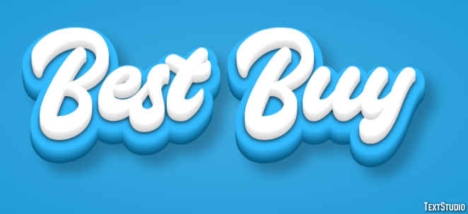 Best Buy Efecto de Texto