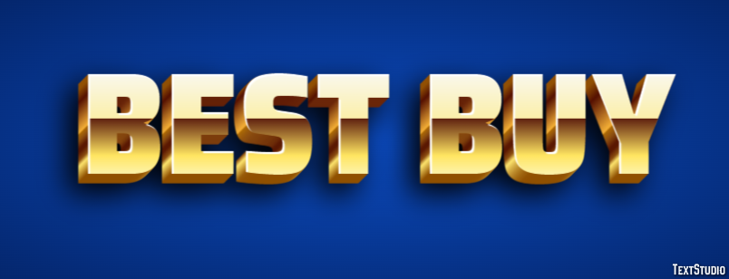 Best Buy Efecto de texto