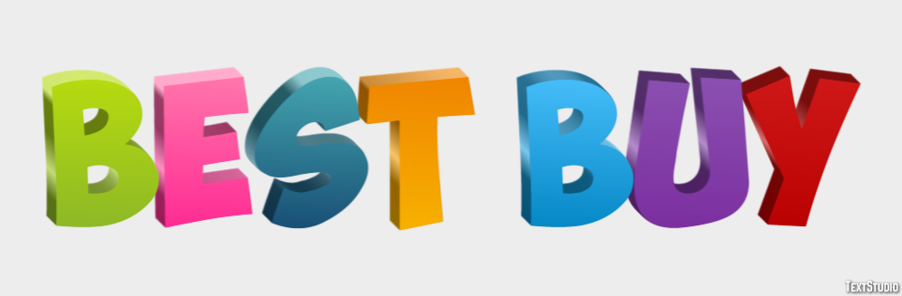 Best Buy Efecto de Texto