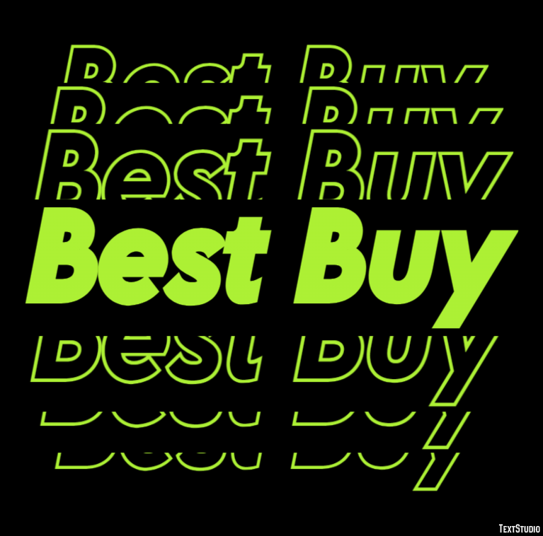 Best Buy Efecto de texto