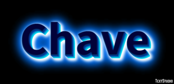 Chave Efeito do texto