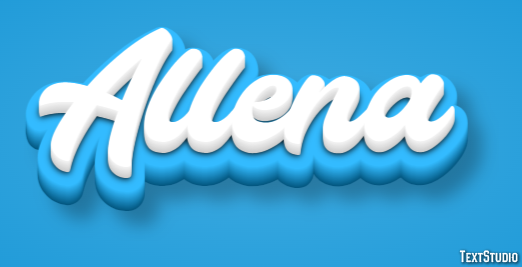 Allena Text Effect
