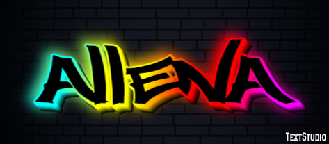 Allena Text Effect