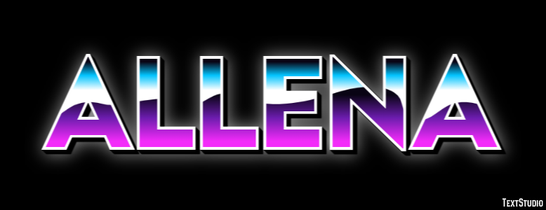 Allena Text Effect