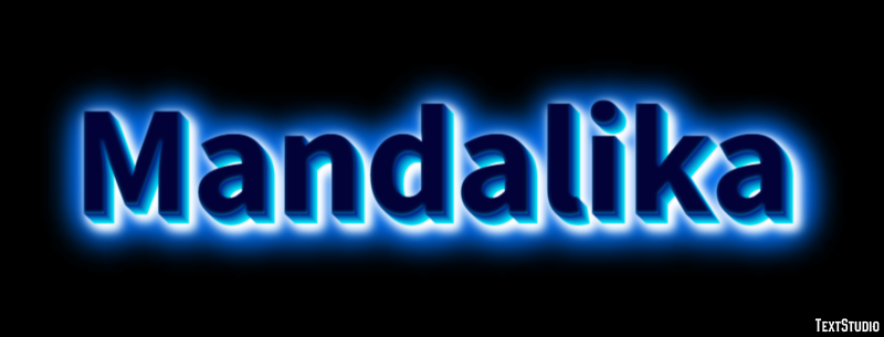 Mandalika Efecto de Texto