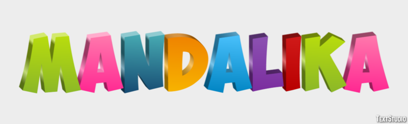 Mandalika Efekt tekstowy