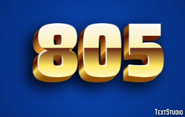 805 Texteffekt