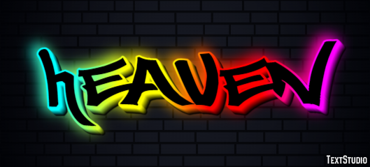 Heaven Text Effect
