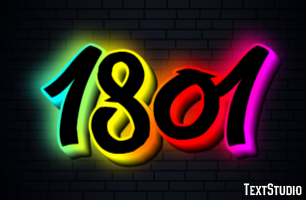 1801 Efekt tekstowy