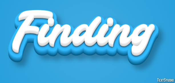 Finding Effetto testo