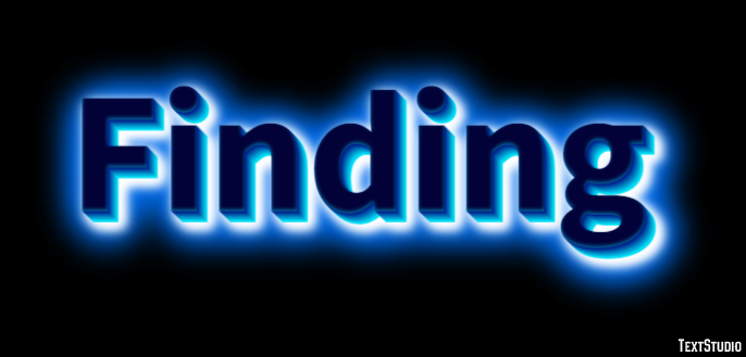 Finding Effetto testo