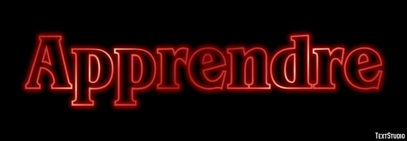Apprendre Efekt tekstowy